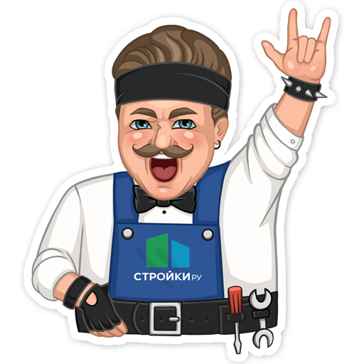Стикер пользователя с Мэтром Квадратным