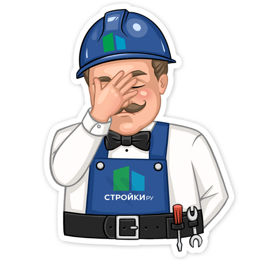 Стикер пользователя с Мэтром Квадратным