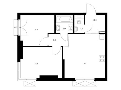 Планировка квартиры, ID 256996