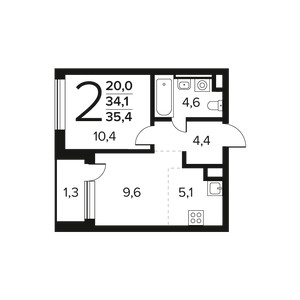 Планировка квартиры, ID 550605