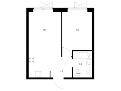 Планировка квартиры, ID 42712