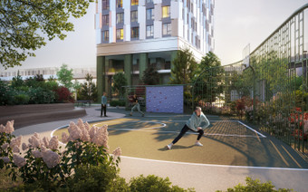 Спортивная площадка в ЖК “ULTIMAcity”