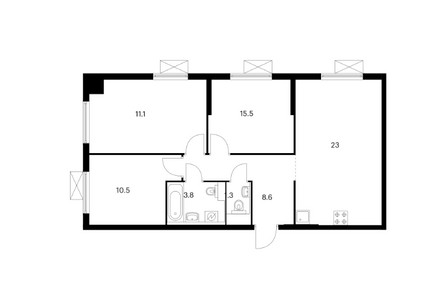 Планировка квартиры, ID 246163