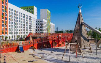 Площадка для игр в ЖК "Бунинские луга"
