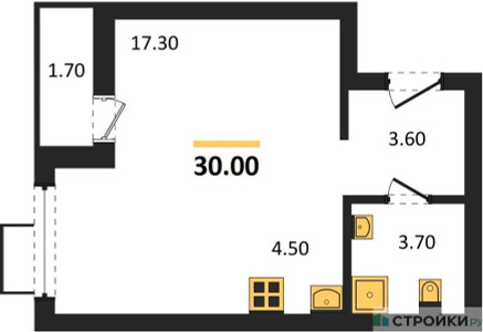 Планировка квартиры, ID 342854