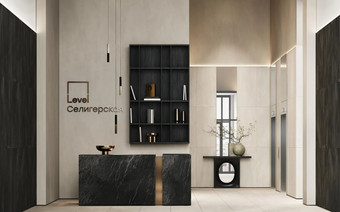 Лобби в ЖК “Level Селигерская”