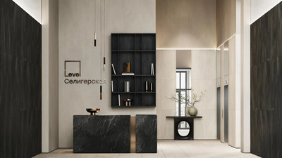 Планировка двухкомнатной(квартира) площадью 41 квадратных метров в ЖК “ЖК Level Селигерская”