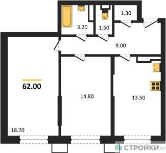 Планировка квартиры, ID 473819