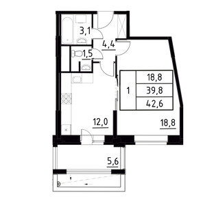 Планировка квартиры, ID 202505