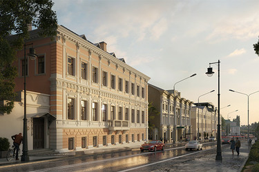 Планировка двухкомнатной(апартаменты) площадью 133.35 квадратных метров в ЖК “ЖК Пречистенка 8”