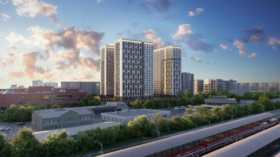 Планировка трехкомнатной(квартира) площадью 55.99 квадратных метров в ЖК “ЖК КИТ 2”