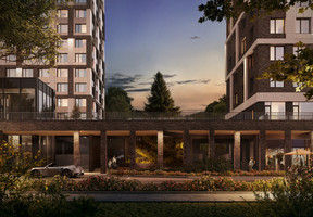 ЖК "Мангазея на Речном" в вечернее время