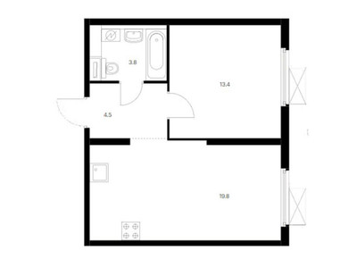 Планировка квартиры, ID 39433