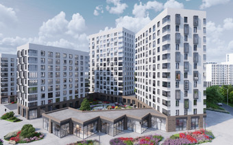 Двор в ЖК "Новые Ватутинки"