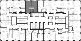 Планировка однокомнатной(квартира) площадью 36.7 квадратных метров в “ЖК SET (Сет)”