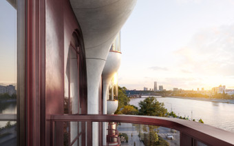 Вид из окон ЖК “Саввинская 27”