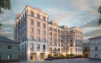 Фасад КД "Чистые Пруды"