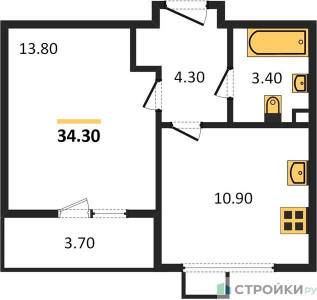 Планировка квартиры, ID 347502