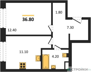 Планировка квартиры, ID 520821