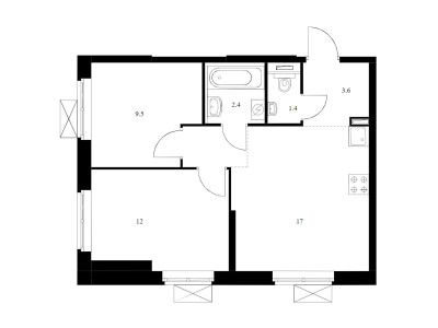 Планировка квартиры, ID 73037