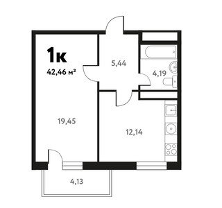 Планировка квартиры, ID 316979