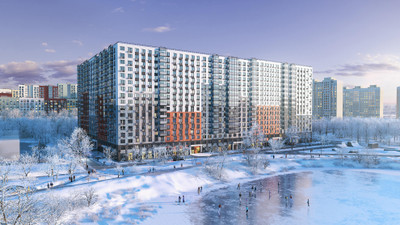 Планировка двухкомнатной(квартира) площадью 66.4 квадратных метров в ЖК “ЖК Эко Видное 2.0”