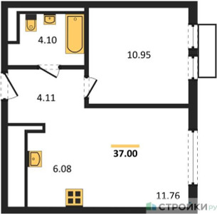 Планировка квартиры, ID 422796