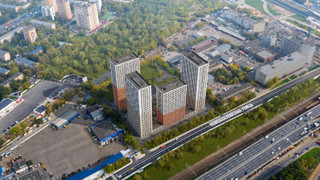 ЖК "Новохохловская 15" с высоты птичьего полета