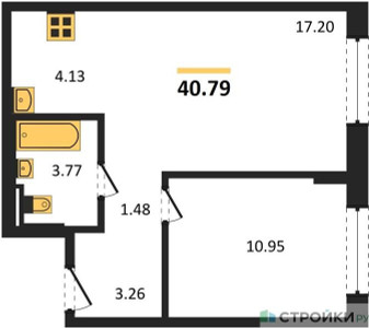 Планировка квартиры, ID 301031