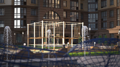 Планировка двухкомнатной(квартира) площадью 81.3 квадратных метров в ЖК “ЖК Династия”