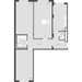Планировка квартиры Трехкомнатная (Квартиры)82.1