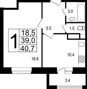 Планировка квартиры, ID 202441