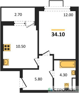 Планировка квартиры, ID 269063