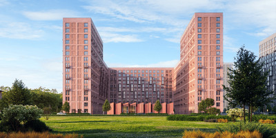 Планировка студии(квартира) площадью 22.9 квадратных метров в ЖК “ЖК Космический Квартал”