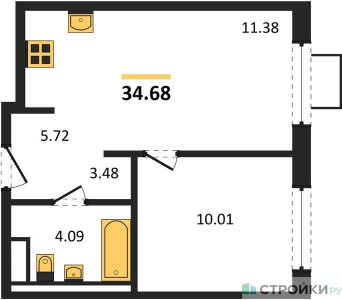 Планировка квартиры, ID 456382