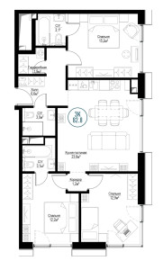 Планировка квартиры, ID 226839
