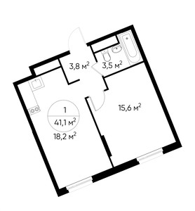 Планировка квартиры, ID 461849