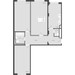 Планировка квартиры Трехкомнатная (Квартиры)82.5
