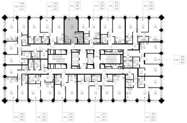 Планировка студии(квартира) площадью 28 квадратных метров в ЖК “Дом премиум-класса МИРА”