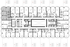 Планировка двухкомнатной(квартира) площадью 60.4 квадратных метров в “Дом премиум-класса МИРА”