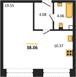 Планировка квартиры, ID 122736