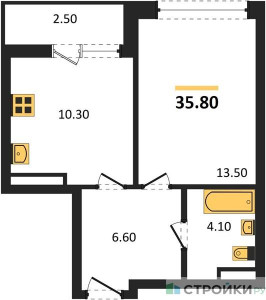 Планировка квартиры, ID 243361