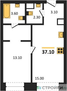 Планировка квартиры, ID 529642