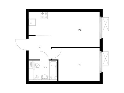 Планировка квартиры, ID 167159