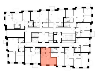 Планировка однокомнатной(квартира) площадью 31.8 квадратных метров в ЖК “ЖК Онежский вал”