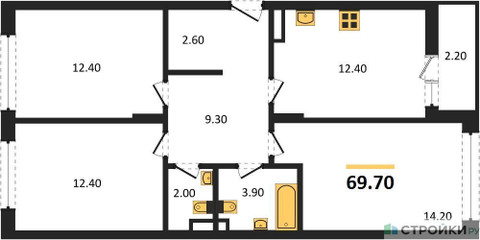 Планировка квартиры, ID 236486