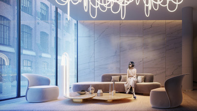 Планировка трехкомнатной(квартира) площадью 264.6 квадратных метров в ЖК “ЖК LEVENSON (Левенсон)”