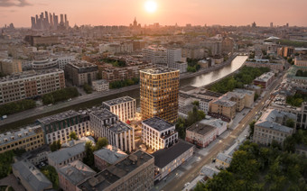 ЖК "Садовническая 69" с высоты птичьего полета