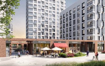 Зона отдыха в ЖК "Новые Ватутинки"