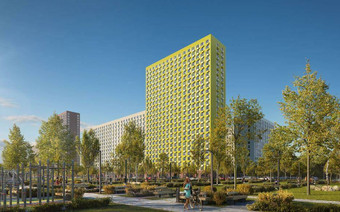 Общий вид на ЖК "Измайловский лес"